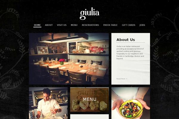giulia WordPress theme, websites list used giulia theme giulia theme websites examples