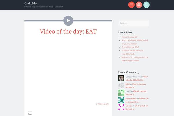 WordPress website example screenshot