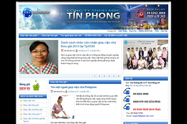 giup-viec.com site used Vn News