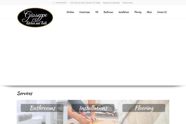 Impreza theme site design template sample