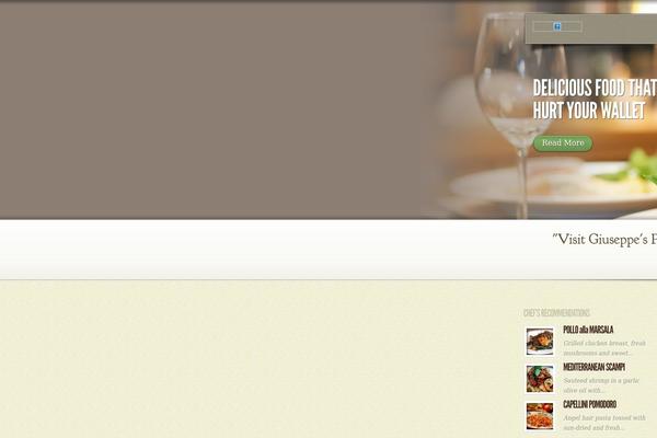 MyCuisine theme site design template sample