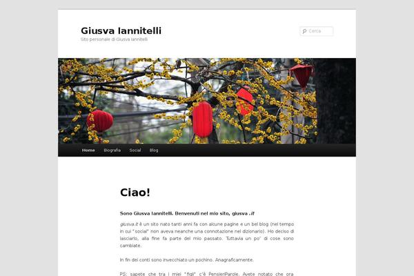 Twenty Eleven theme site design template sample