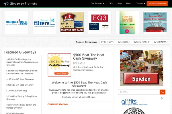 WordPress website example screenshot