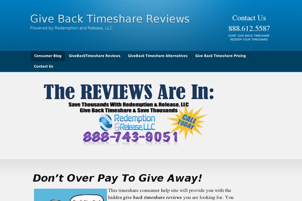 givebacktimesharereviews.com site used Builder-acute-blue