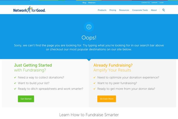 givecorps-demo.com site used Network-for-good