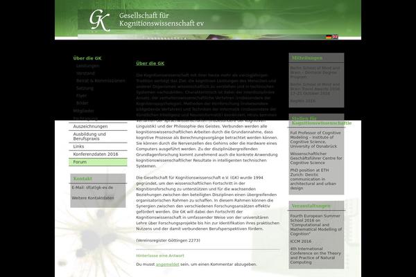 WordPress website example screenshot