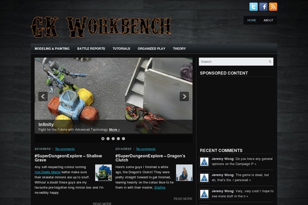 WordPress website example screenshot