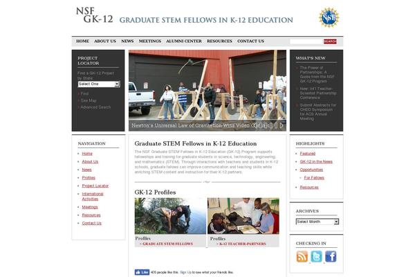 gk12.org site used Aaas-parent