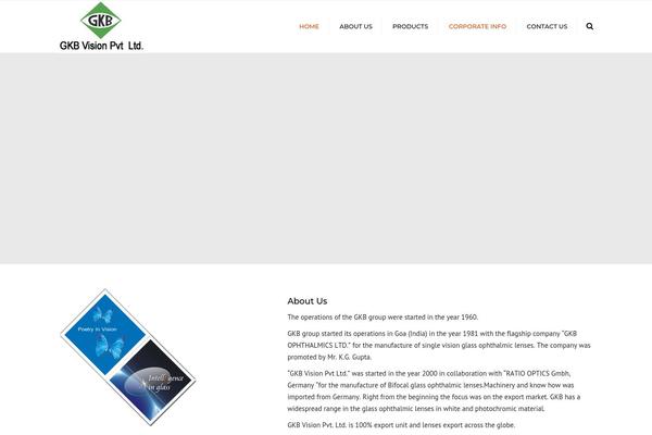 WordPress website example screenshot