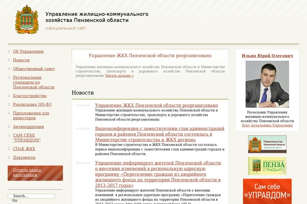 WordPress website example screenshot