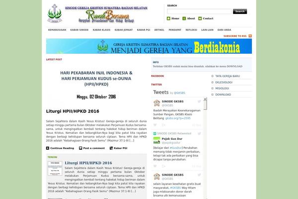 WordPress website example screenshot
