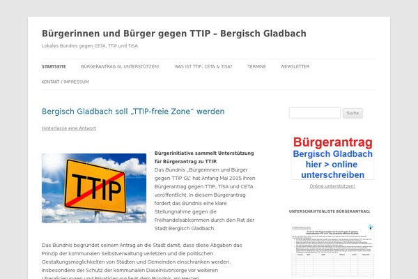 Twenty Twelve theme site design template sample