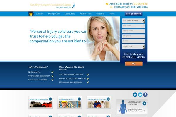 WordPress website example screenshot