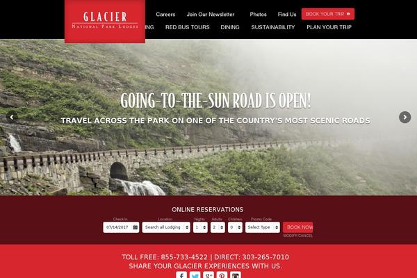 glaciernationalparklodges.com site used Glacierlodge