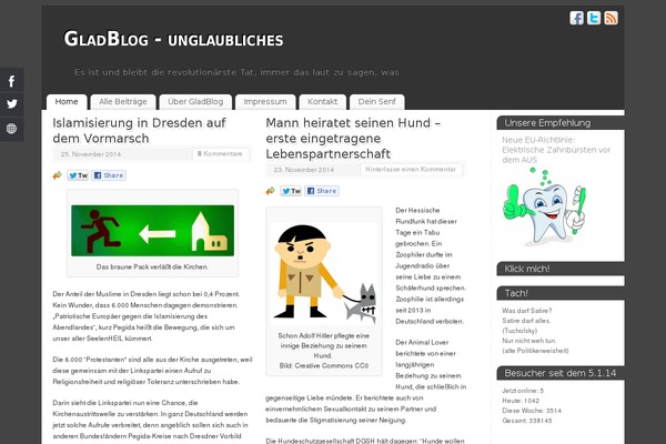 WordPress website example screenshot