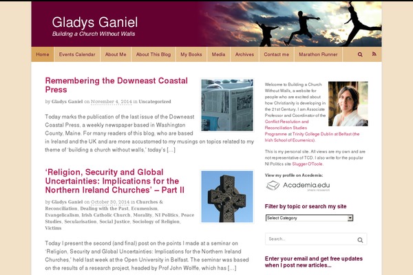 gladysganiel.com site used Canvas