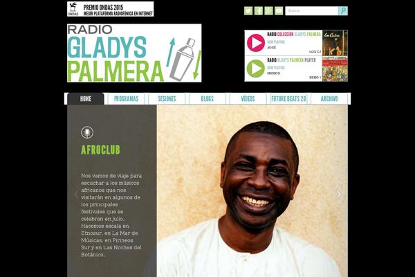 gladyspalmera.com site used Gladystheme