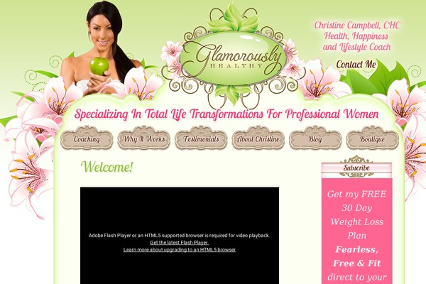 glamorouslyhealthy.com site used G21