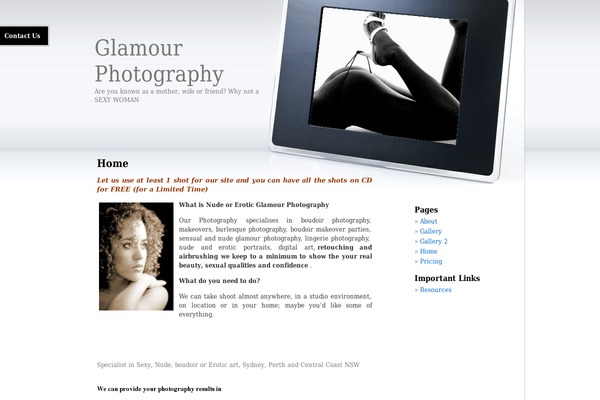 WordPress website example screenshot