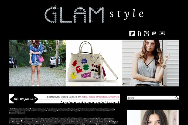 Blog theme site design template sample