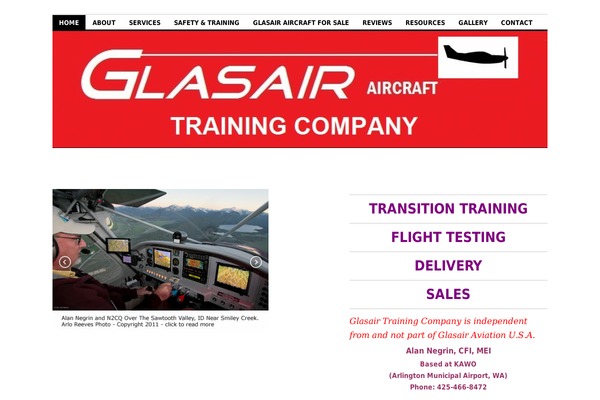 WordPress website example screenshot