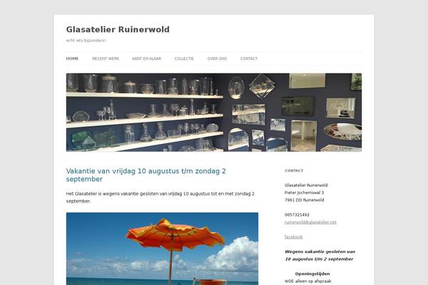 glasatelier.net site used Glasatelier2012