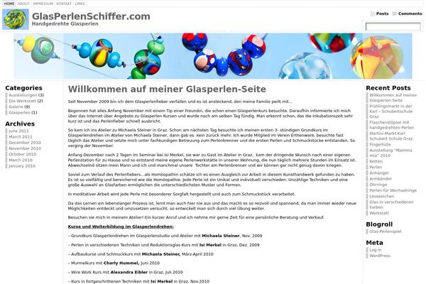 WordPress website example screenshot