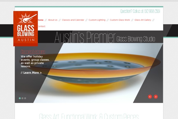glassblowingaustin.com site used Gba