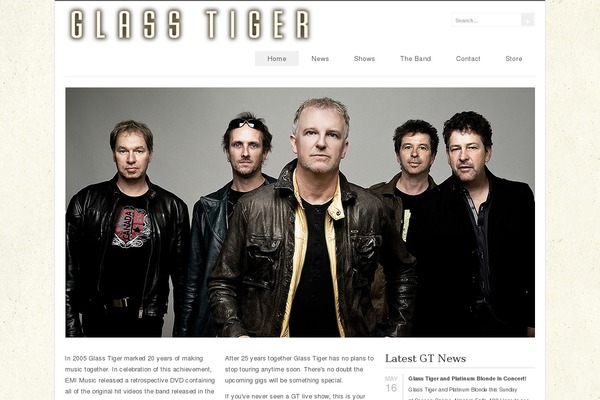 glasstiger.ca site used Cudazi-cms