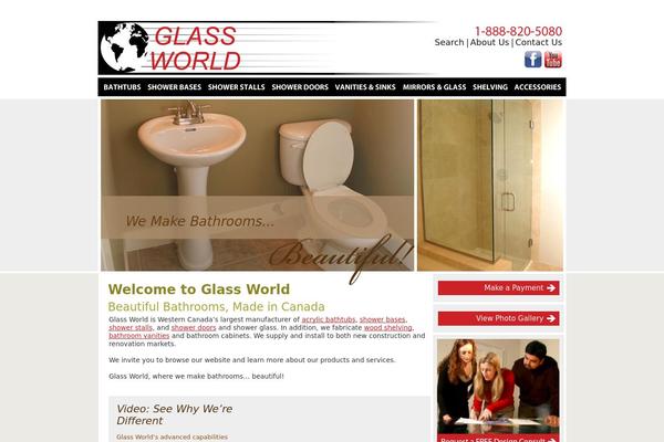 glassworld.ca site used Glassworld