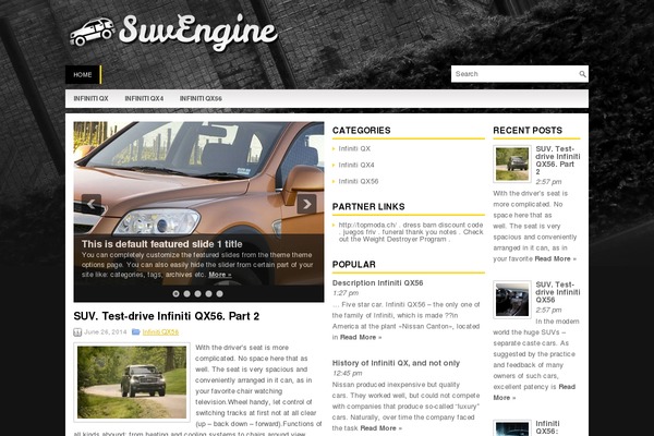 SuvEngine theme websites examples