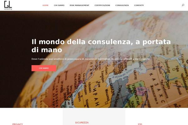Bridge Child theme site design template sample