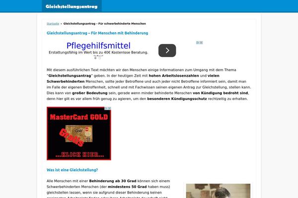 gleichstellungsantrag.com site used Besttheme