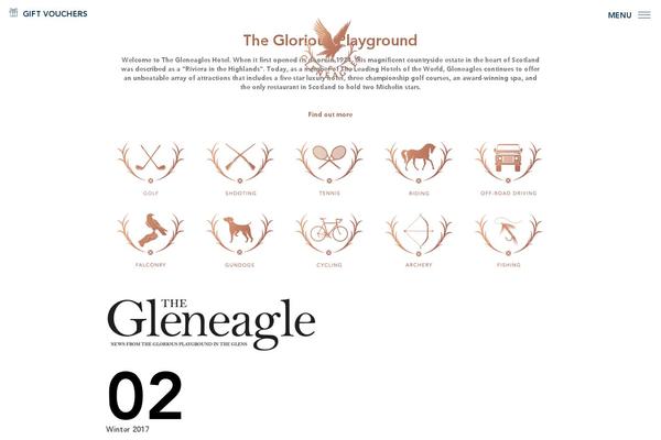 gleneagles.com site used Gleneagles