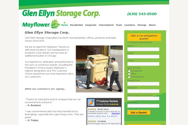 glenellynmoving.com site used Glenellyn
