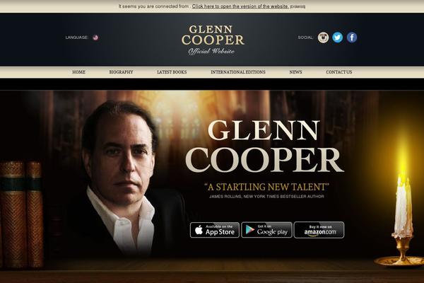 glenncooperbooks.com site used Glenn