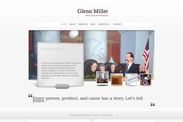 WordPress website example screenshot