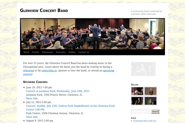 glenviewband.org site used Gcb