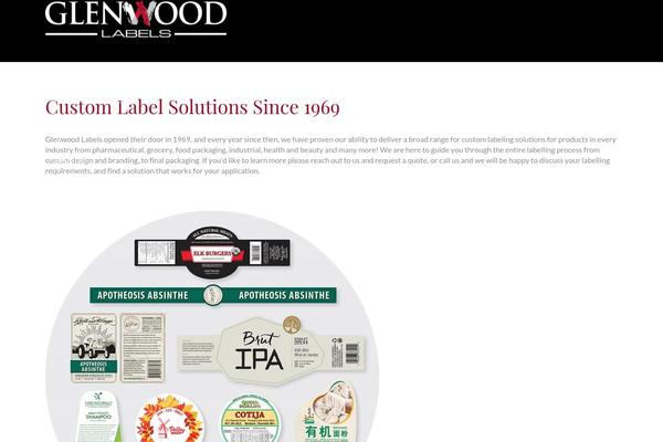 glenwoodlabel.com site used Localiq-gold-theme