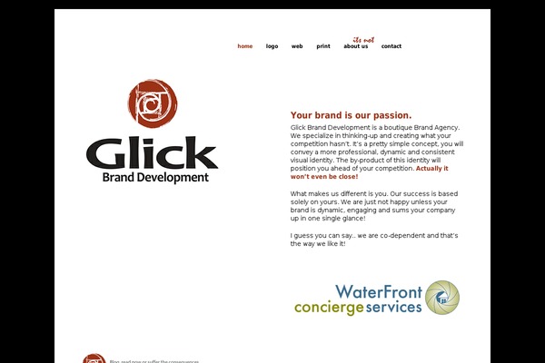 glickbrand.com site used Glick