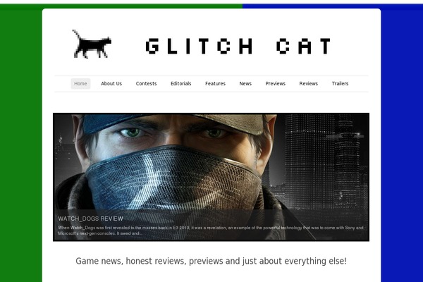 glitchcat.com site used Tortuga-child