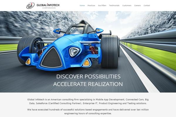 WordPress website example screenshot