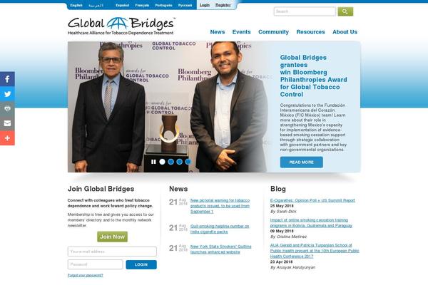 globalbridges.org site used Global-bridges