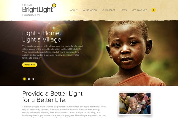 WordPress website example screenshot