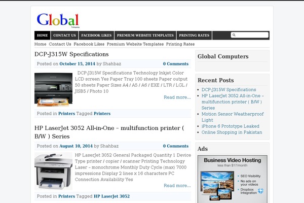 globalcomputerstalagang.com site used Nsm-theme