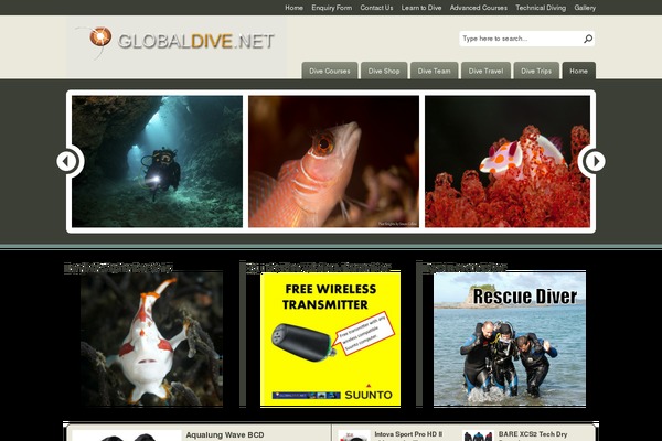 globaldive.net site used Gd