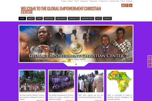 WordPress website example screenshot