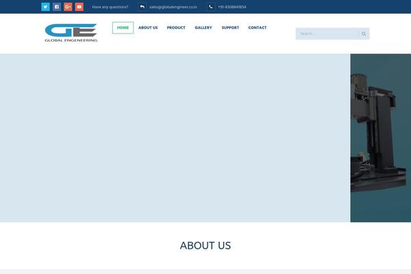 globalengineer.co.in site used Cosine