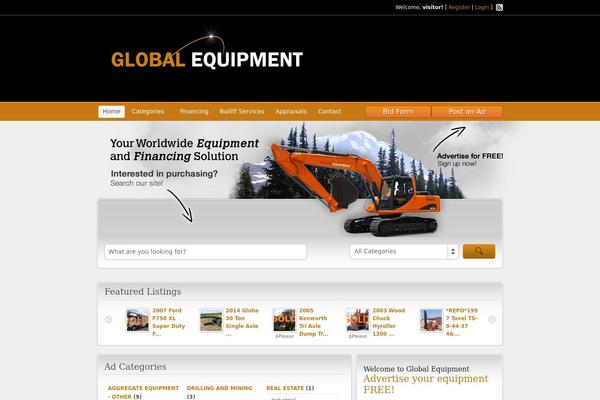 globalequipment.ca site used Classipress-313
