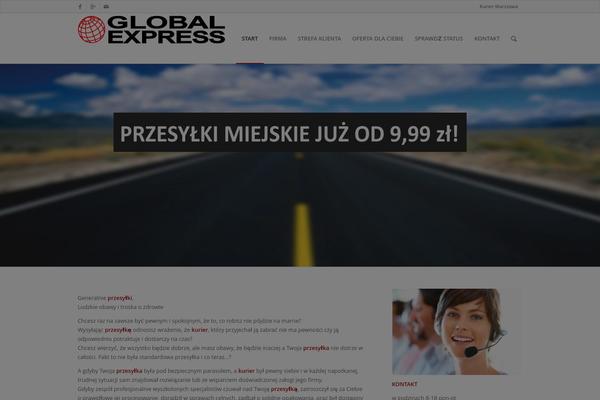 globalexpress.pl site used Kurier